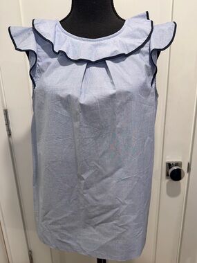 NWOT NEW J CREW Ruffle Top 4 $98